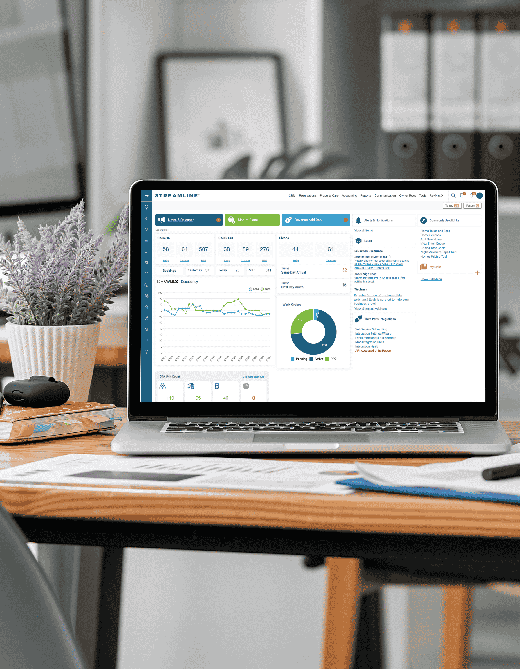 Streamline Property Management Software at your desk